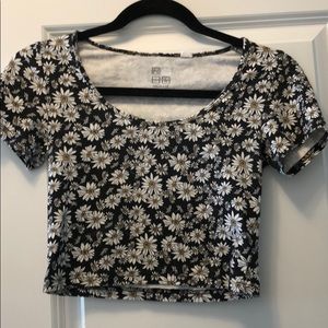 Floral crop top